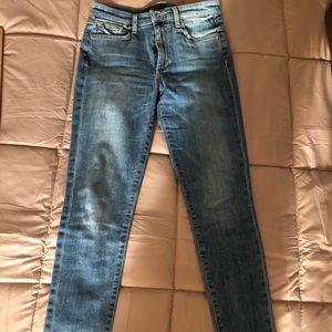 Joe’s The Charlie raw hem skinny jeans 28